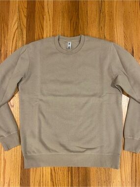 AS Colour Classic Crewneck Sweatshirt - Sand - SIZE MEDIUM (men’s)